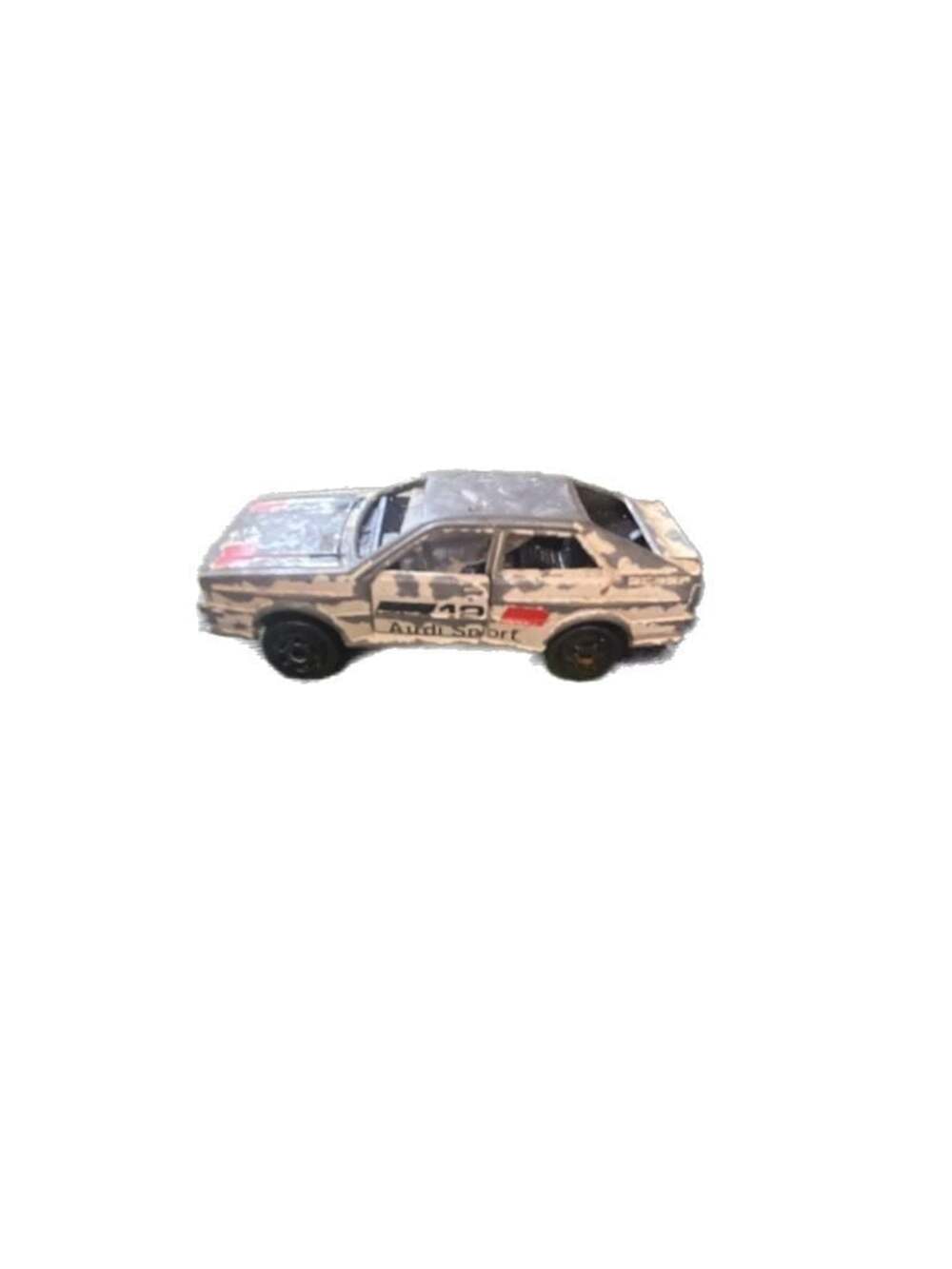 VINTAGE DIECAST CAR MAJORETTE FRANCE #221 AUDI QUATTRO CASTROL